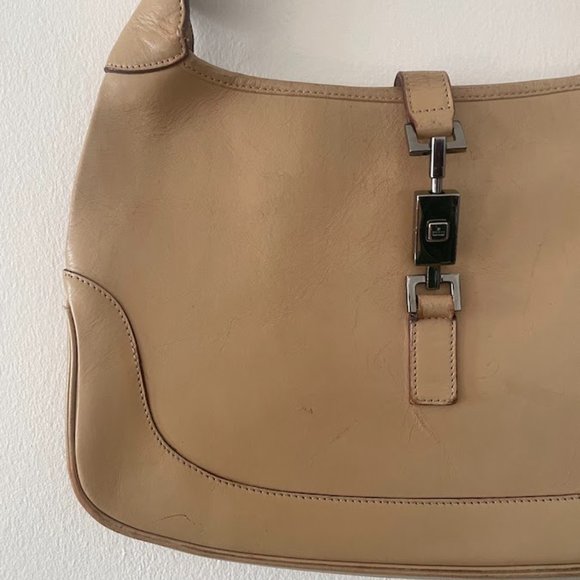 Vintage Gucci Jackie Tan Shoulder Bag - Picture 6 of 6